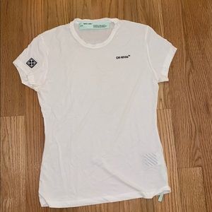 Off-White Main Label White Logo T-shirt